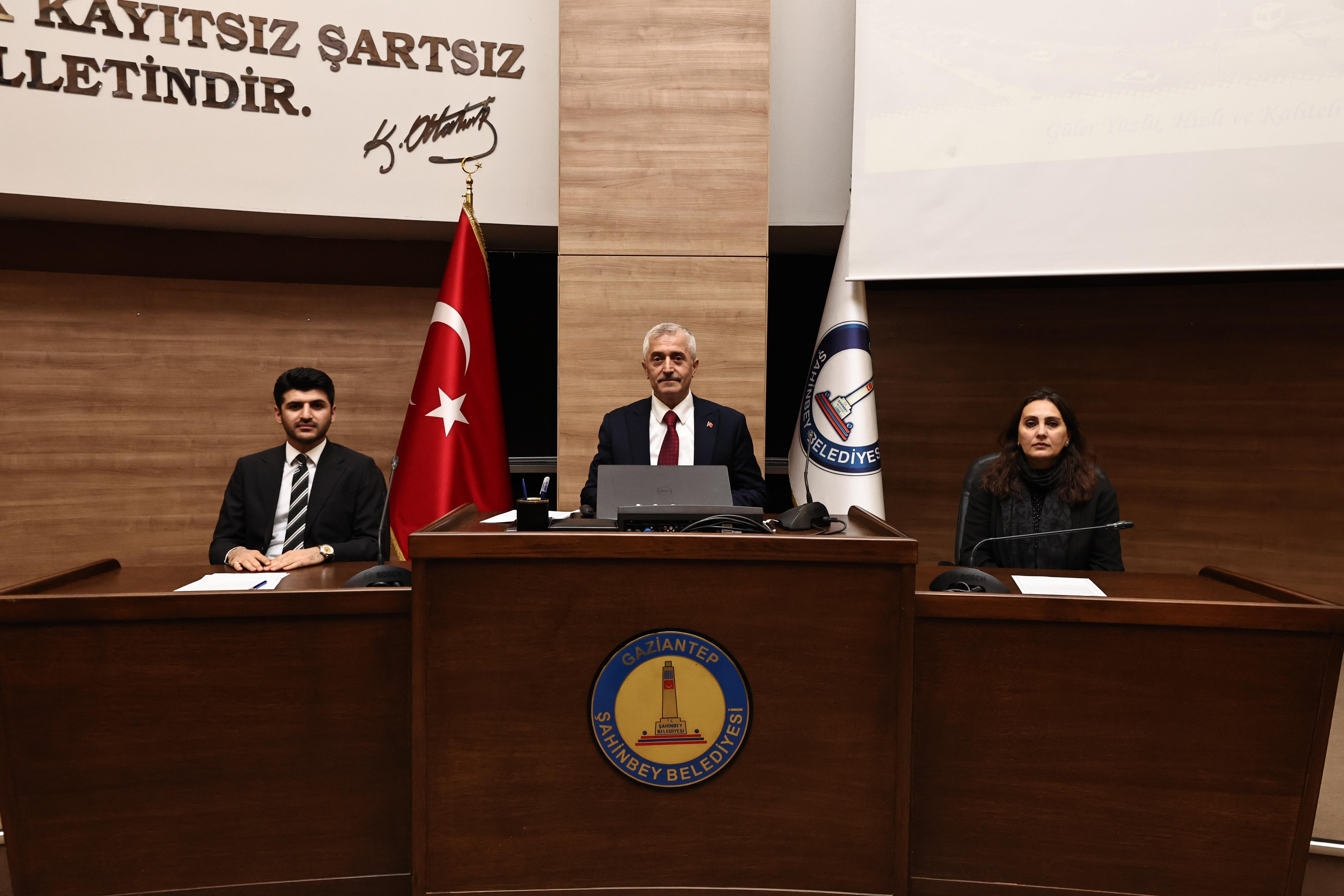 �ahinbey Belediyesi �ubat Ay� Meclis Toplant�s� Yap�ld�