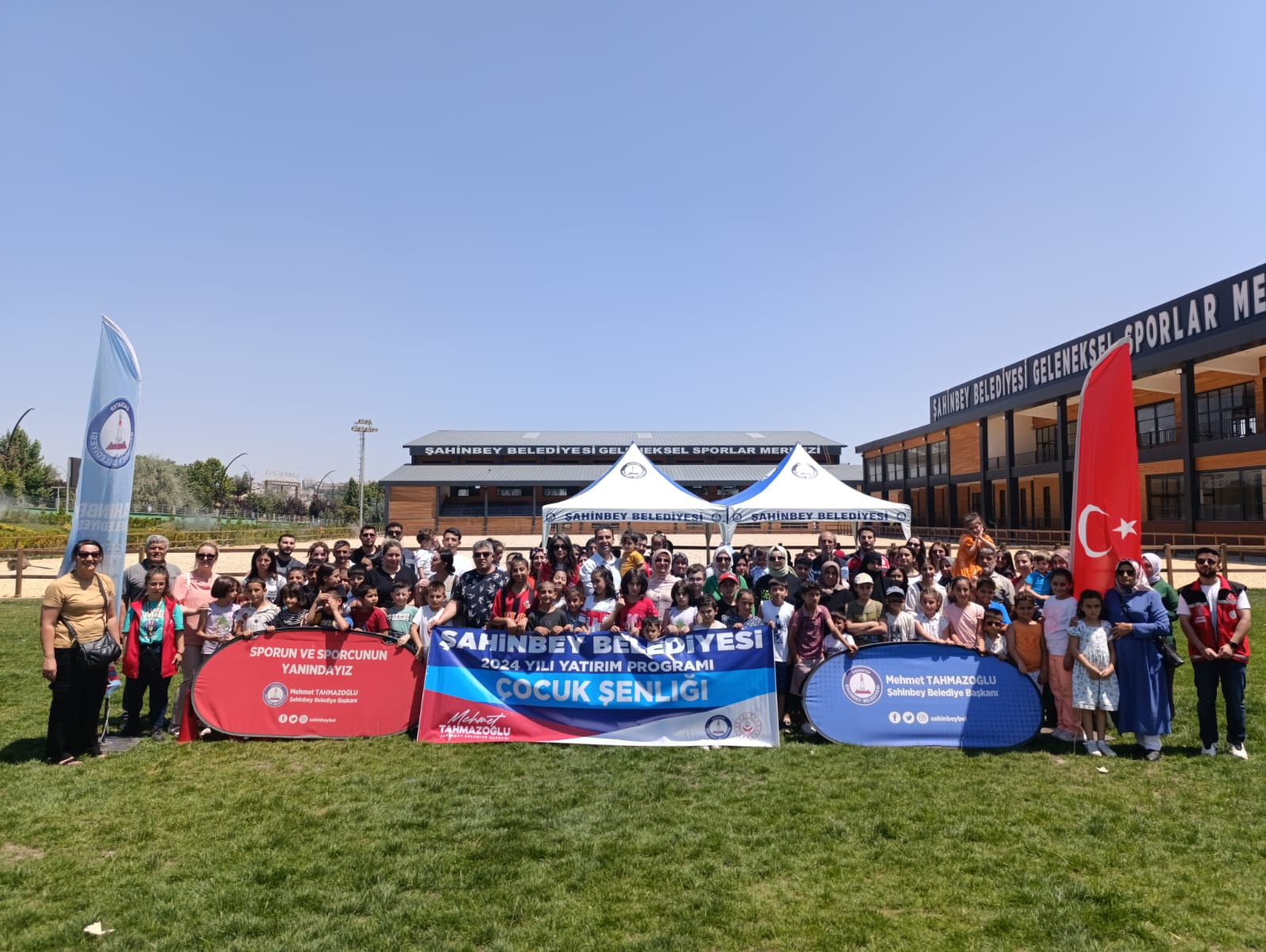 �ahinbey�de Gen�ler Ve �ocuklar 15 Temmuz�u Spor Etkinlikleri �le Kutlad�
