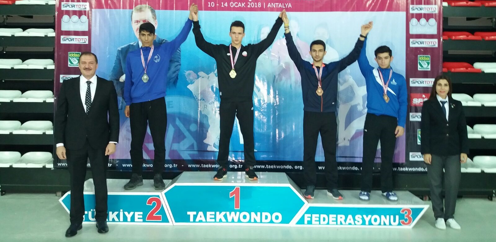 Taekwondo ampiyonasna ahinbey Damgas